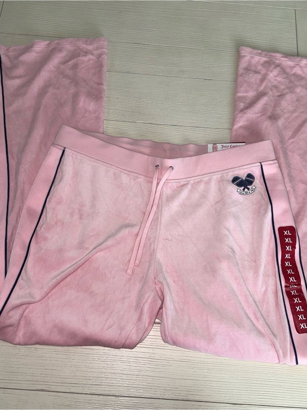 Juicy Couture Womens' Pink Velour Track Pants